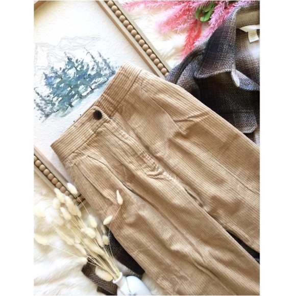 H&M Vintage Farmhouse High Waisted Corduroy Slacks - Picture 11 of 11